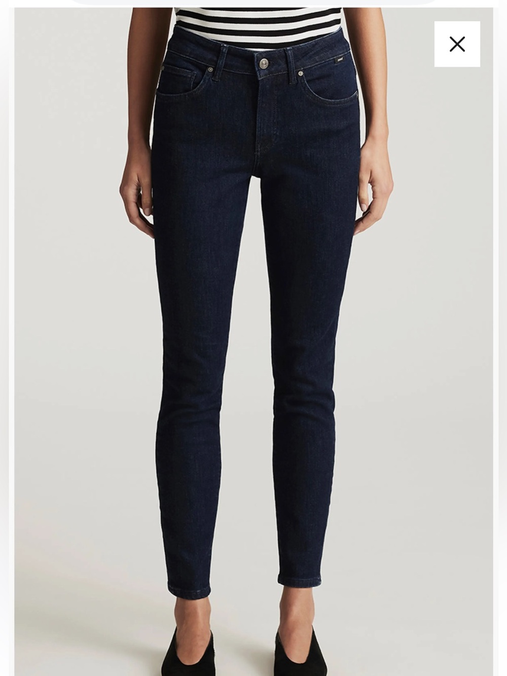 Banana Republic dark washed cropped jeans size 25